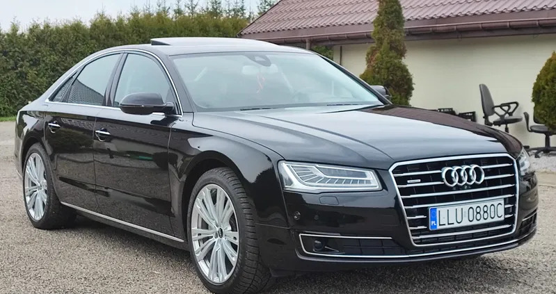 audi a8 Audi A8 cena 127700 przebieg: 77200, rok produkcji 2015 z Łuków